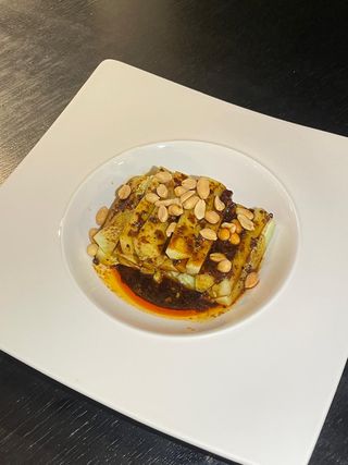 Insalata di cetrioli in salsa piccante