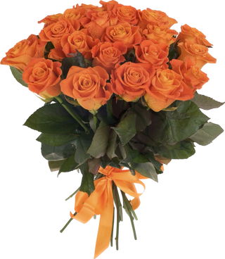 Bouquet Rose Arancio 50cm