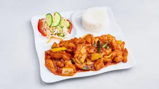 Kurczak w sosie słodko-kwaśnym﻿ 450g