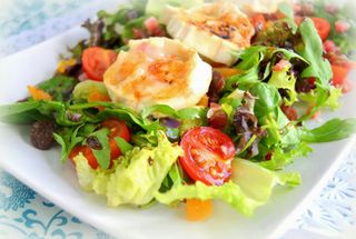 Ensalada con queso de cabra