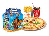 Детская пицца+фри+напиток на выбор+маленькая игрушка (370г)