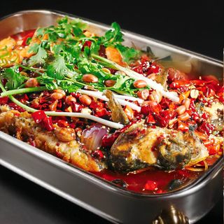 成都烤鱼Lubia al horno