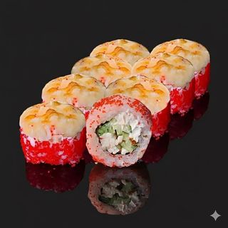 Запечённый с крабом (8 шт)