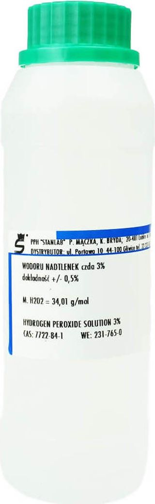 Nadtlenek wodoru woda utleniona CZDA 3% 1000ml Stanlab