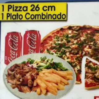 Menú Pizza Y Plato Combinado