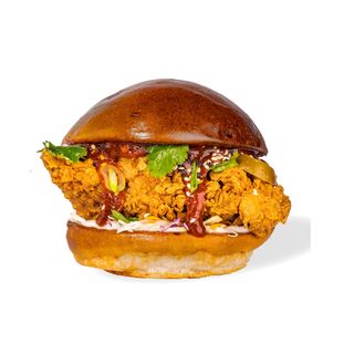 Cauliflower Spicy Korean Burger