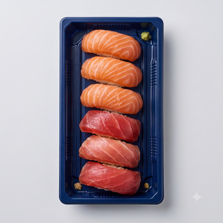 Nigiri De Salmón Y Atún