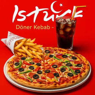Menú pizza mediana