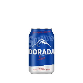 Cerveza Dorada Sin Alcohol Lata 330 ml.