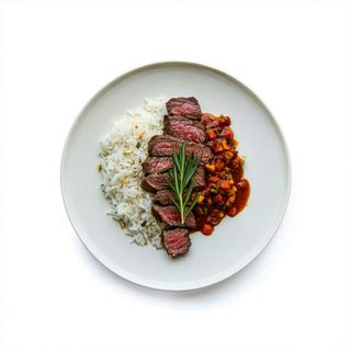 Arroz Con Carne (Grande)