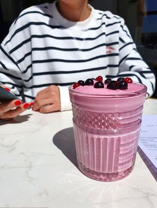 Blueberry Iced Coffee