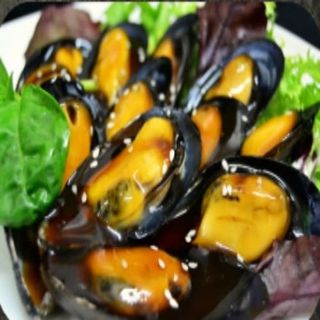 Mejillones Con Salsa Teriyaki
