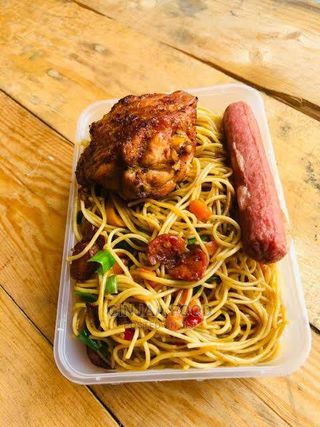 SPAGHETTI + TURKEY + PLANTAIN 