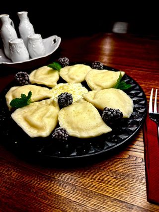 Pierogi z twarogiem na Słodko