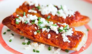Tostada De Sobrasada Y Queso De Cabra (1 Ud.)