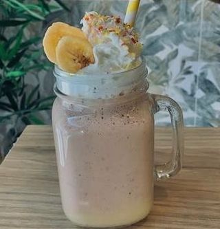 Zumo Fresa, Plátano y Naranja