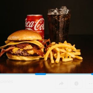 Combo hamburguesa de pollo