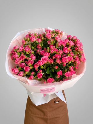 Букет из кустовых роз S (15шт)