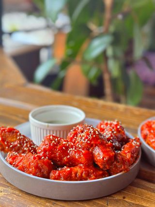 ქათმის ფრთები ბარბექიუ