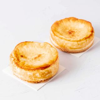 tarta de queso fundente con helado 