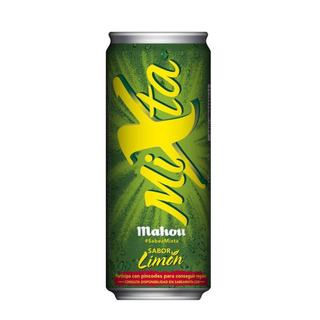 Cerveza Mixta sabor limón lata 330ml