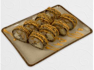 Теплий рол з креветкою та крабом (330g)