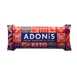 Keto barretta noci pecan, nocciole & cacao 35 g