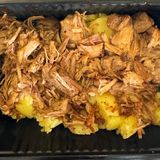 Св.дърпано месце с карт.пюре