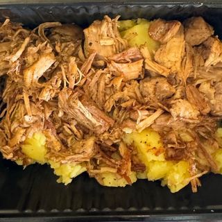 Св.дърпано месце с карт.пюре