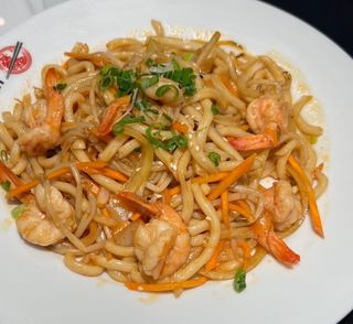 Shrimp Yaki Udon(fried Udon noodles)