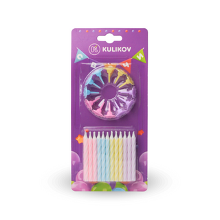  Свечи для торта.1 упак*24 штуки.Длина 6 см.