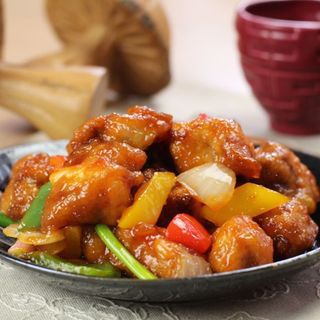 Costillas con salsa agridulce