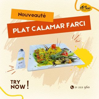 Plat Calamar Farcie