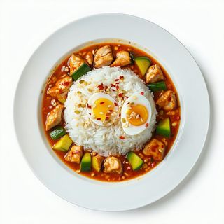 105. Yaki meshi curry tori