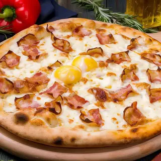 Pizza Carbonara (Personal)