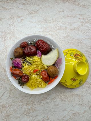 Imperial golden chrysanthemum Eight Treasure tea