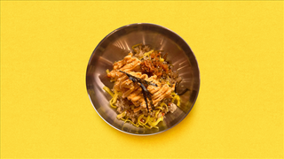 Рис кимчи с курицей