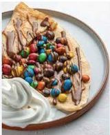 Crêpe Crazy for M&M's
