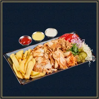 Kebap de pui la farfurie