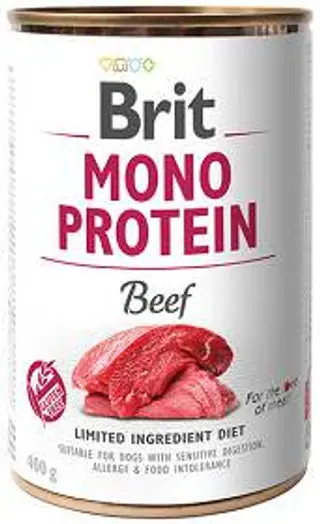 Brit Mono Protein Beef Karma Z Wołowiną Dla Psa 400g