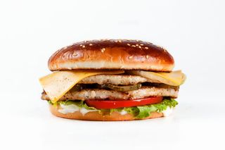 Дабл чикен чизбургер