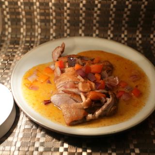 Anatra in salsa piccante