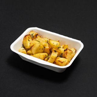 Cartofi copti cu cimbru si rozmarin O