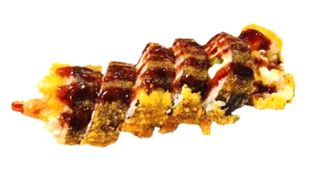 114.Tempura Langostino Con Aguacate Y Queso (6 Uds.)