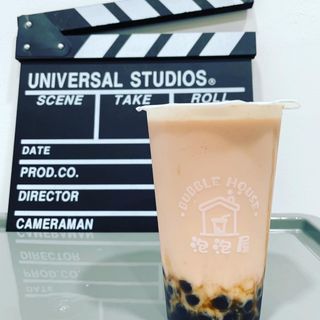 Té  Con Leche De Fresa  (Mediano)