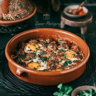 Tajine kefta aux oeufs 