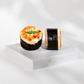 С лососем и мидиями