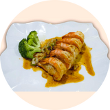 Langostinos Teppanyaki