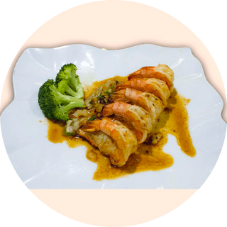 Langostinos Teppanyaki