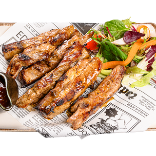 СВИНСКИ РЕБЪРЦА (ГЪРДИЧКИ НА СКАРА)  (350 г)